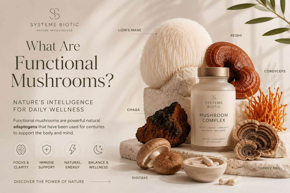 What Are Functional Mushrooms? Benefits, Types & Wellness Guide | Systeme Biotic