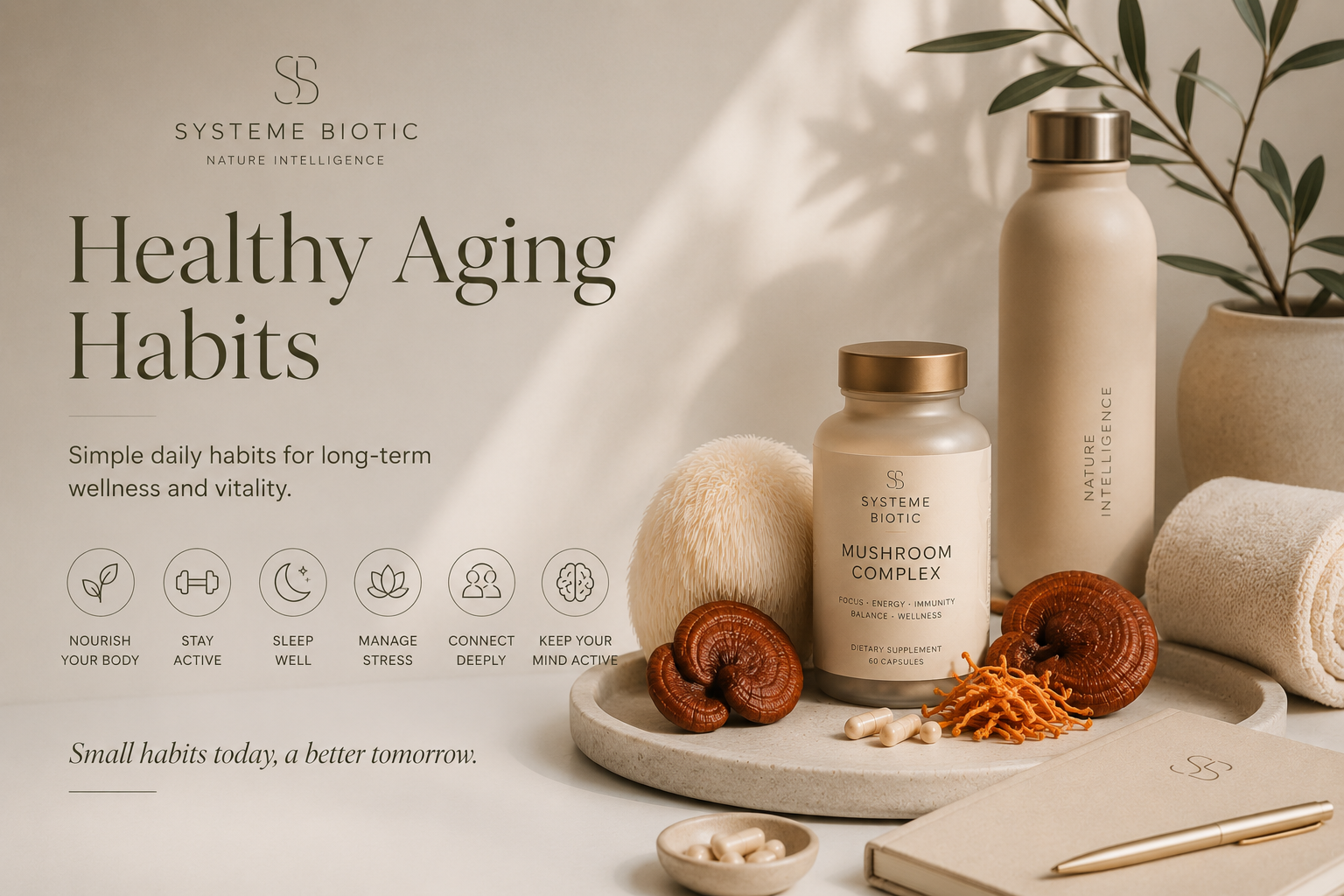 Healthy Aging Habits: A Guide to Long-Term Wellness and Vitality | Systeme Biotic