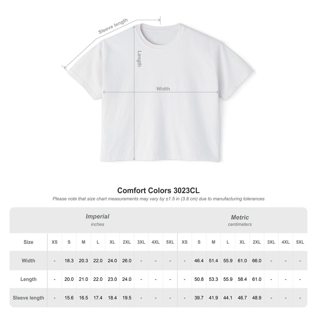 Bat Wing Diagram Boxy Tee | Wings Laboratory Graphic T-Shirt