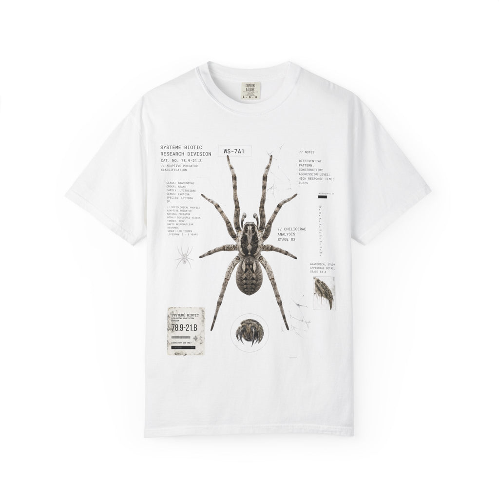 Spider Anatomy Graphic T-Shirt — Vintage Scientific Illustration Tee