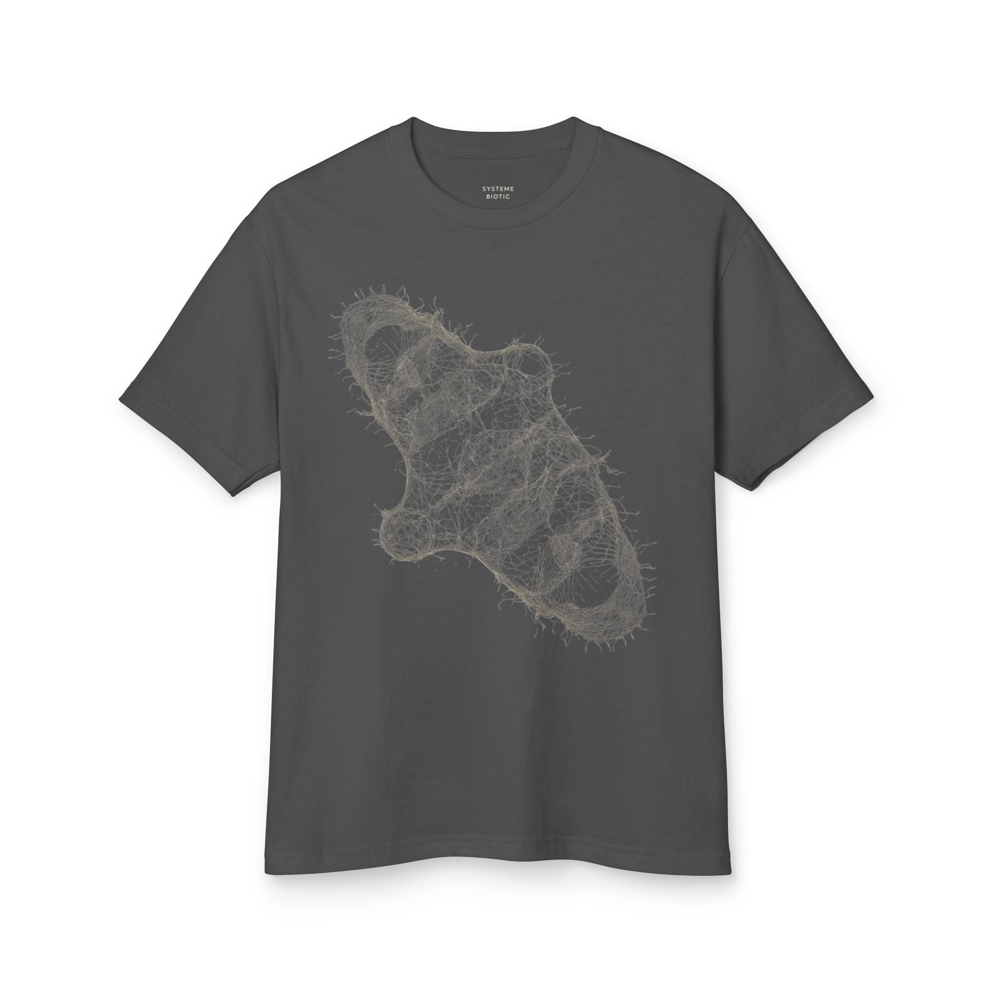 Abstract Marble Shell T-Shirt | Minimal Line Art Tee