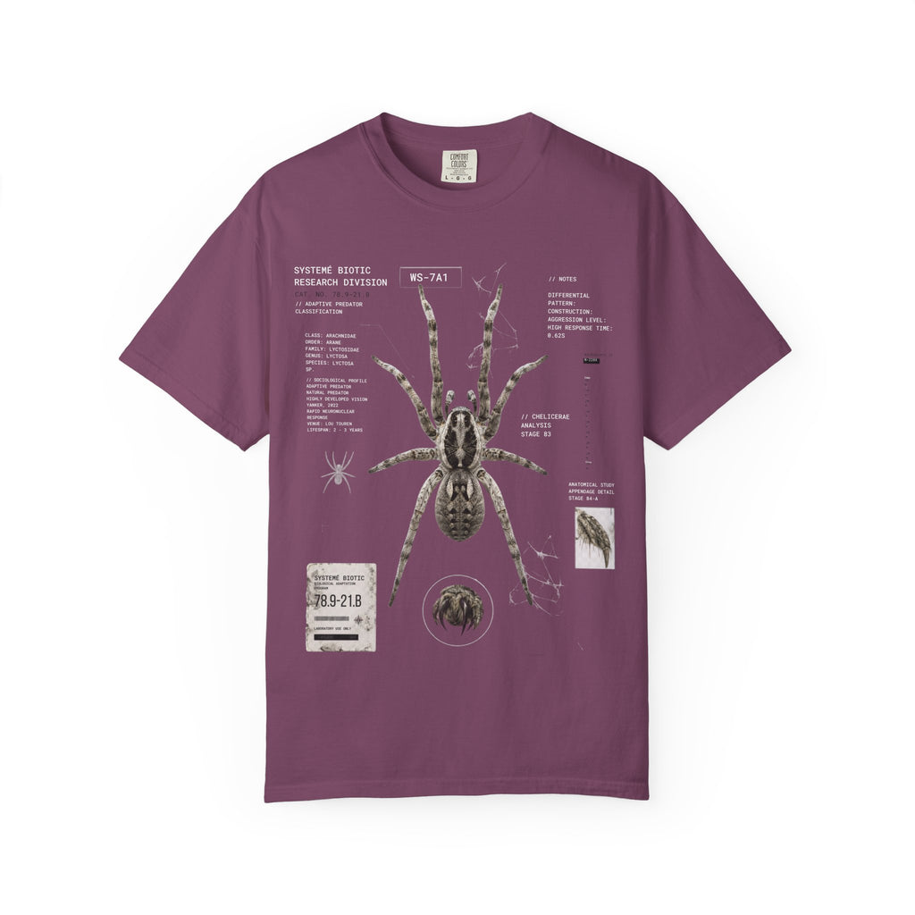 Spider Anatomy Graphic T-Shirt — Vintage Scientific Illustration Tee
