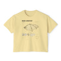 Bat Wing Diagram Boxy Tee | Wings Laboratory Graphic T-Shirt
