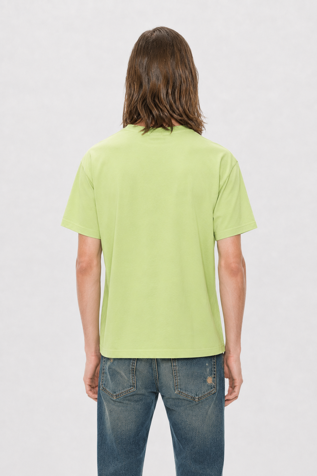 ARVEN Light Green Unisex Abstract Graphic T-Shirt | AKMANT