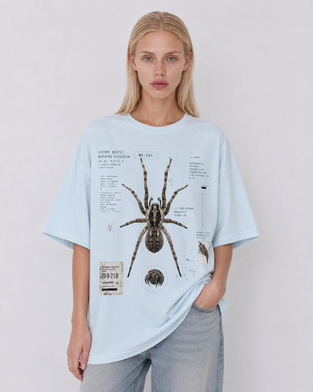 Spider Anatomy Graphic T-Shirt — Vintage Scientific Illustration Tee