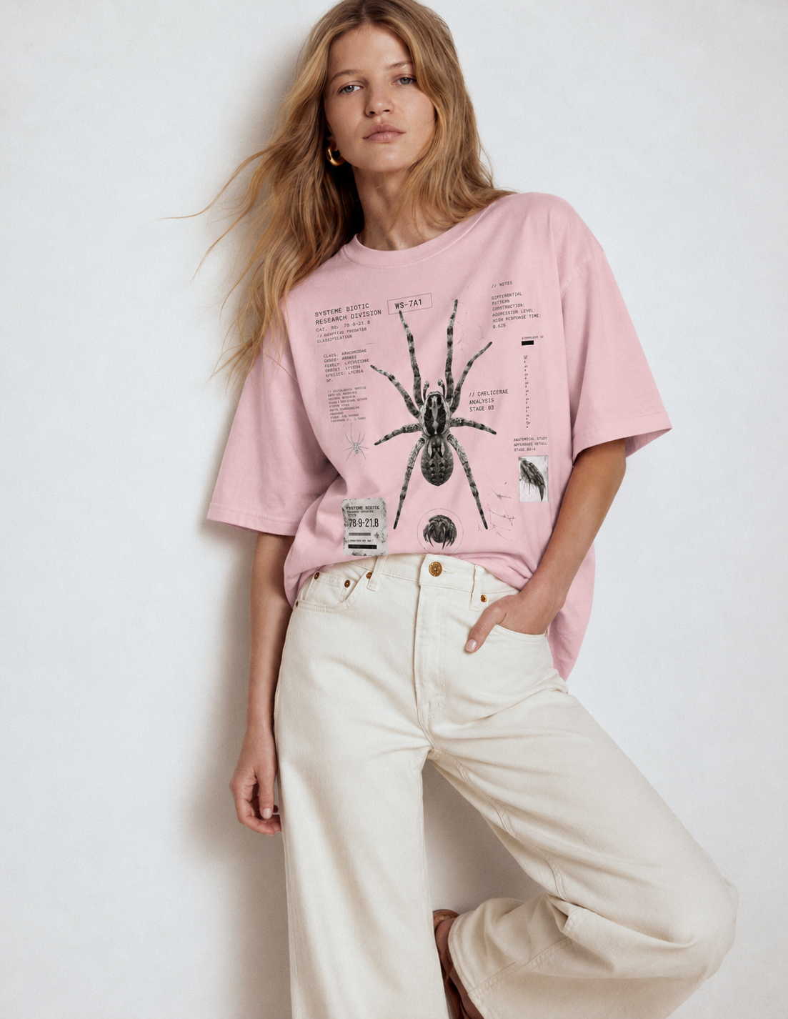 Spider Anatomy Graphic T-Shirt — Vintage Scientific Illustration Tee