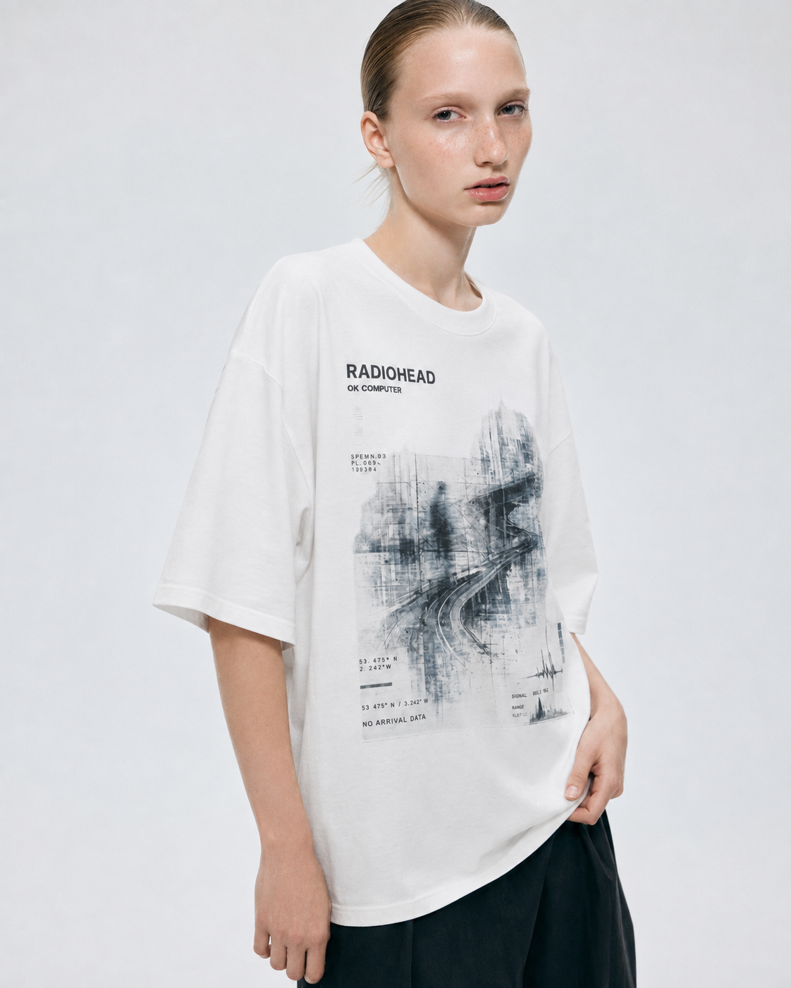 Radiohead "OK Computer" Graphic Tee — Abstract Album Art T-Shirt