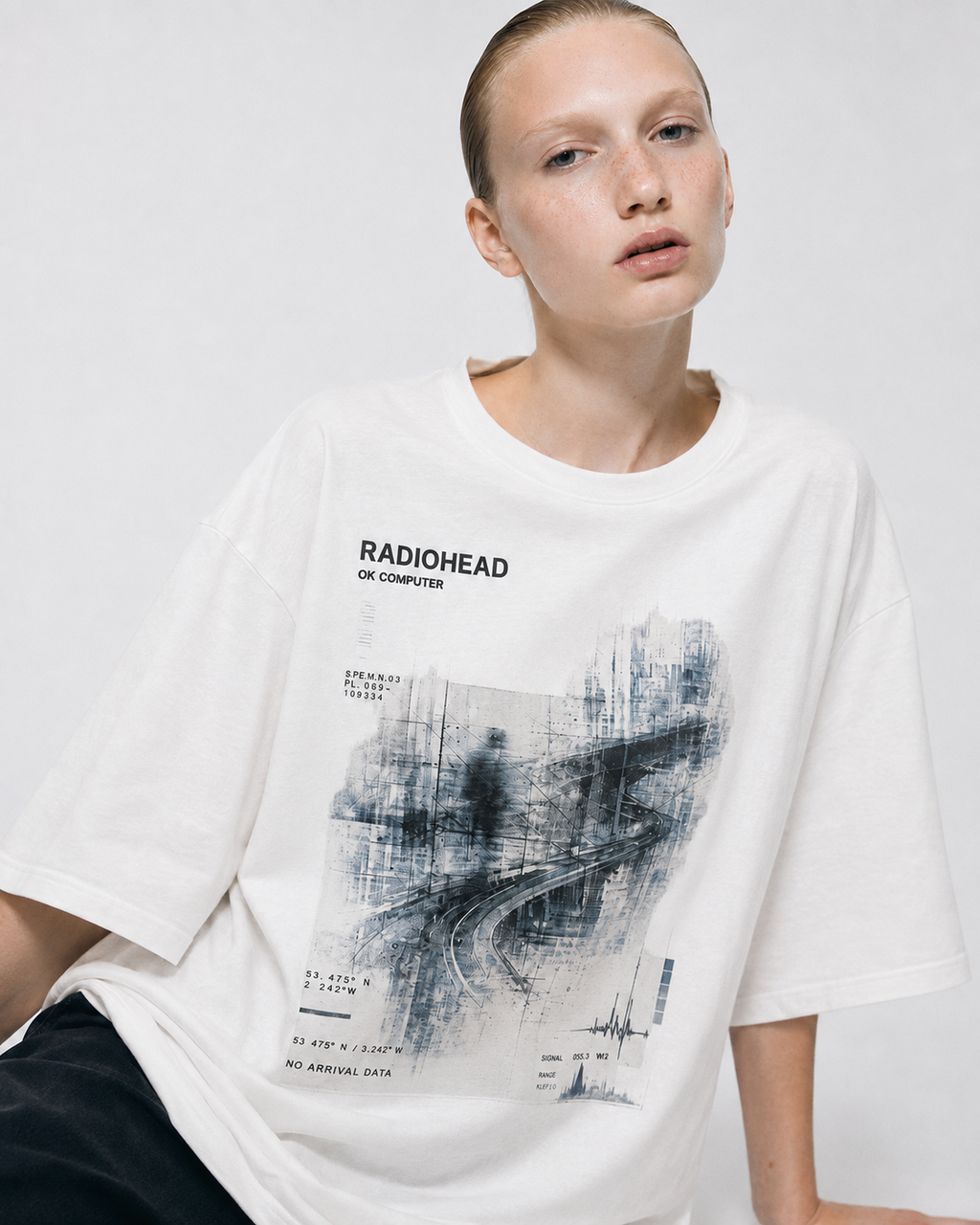Radiohead "OK Computer" Graphic Tee — Abstract Album Art T-Shirt