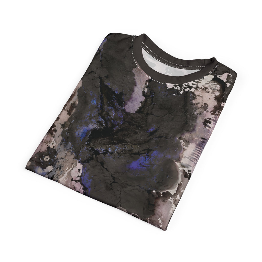 Abstract Marble Ink Pattern T-Shirt | All-Over Print