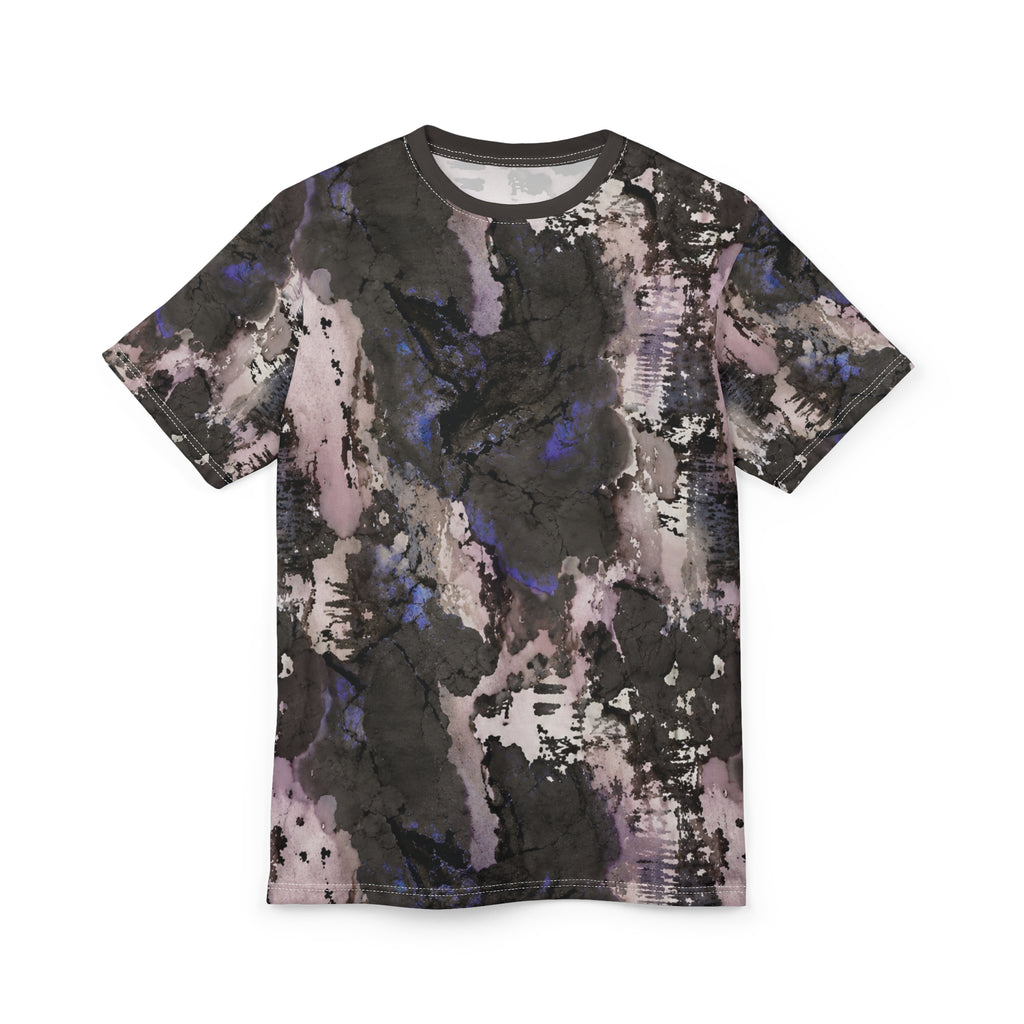 Abstract Marble Ink Pattern T-Shirt | All-Over Print