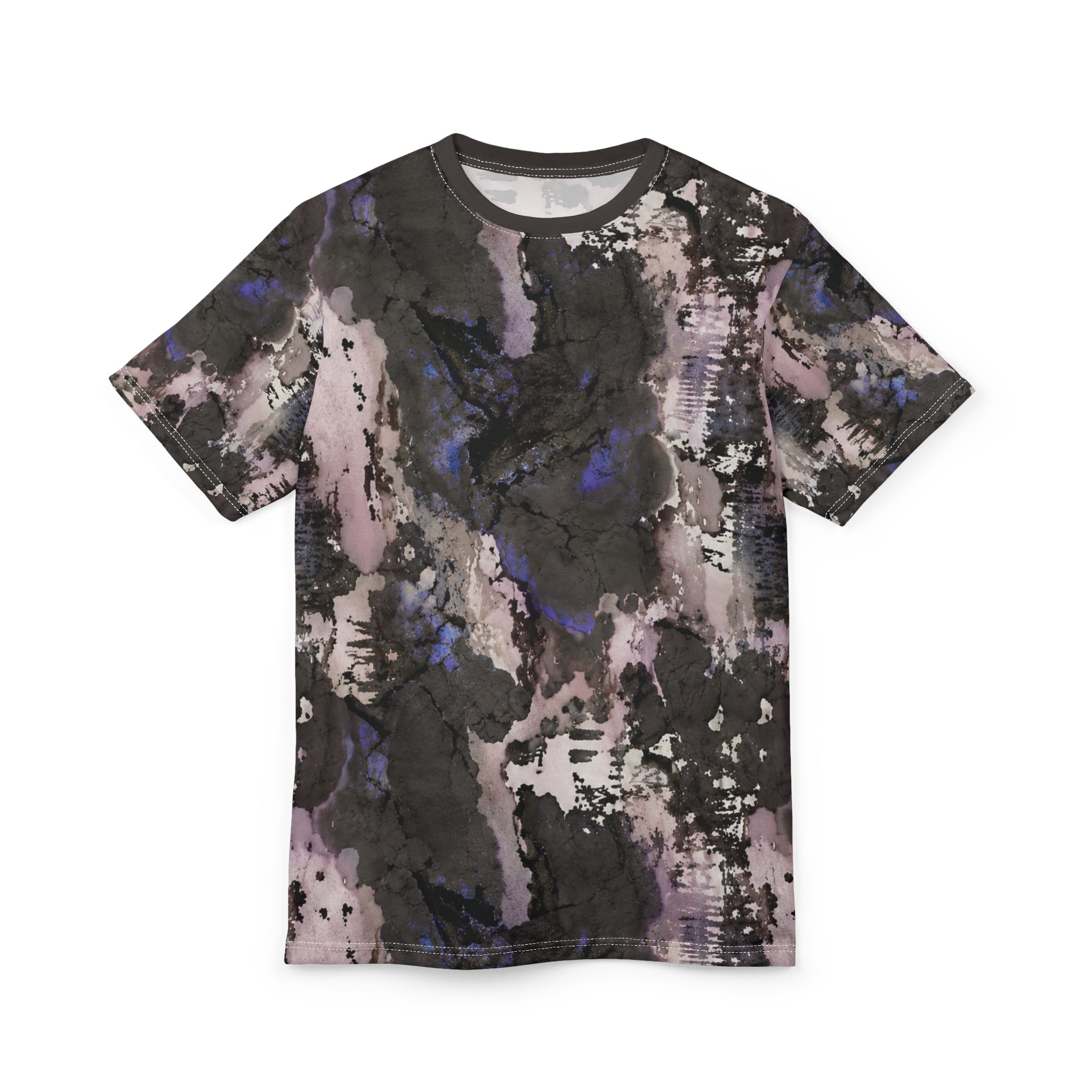 Abstract Marble Ink Pattern T-Shirt | All-Over Print
