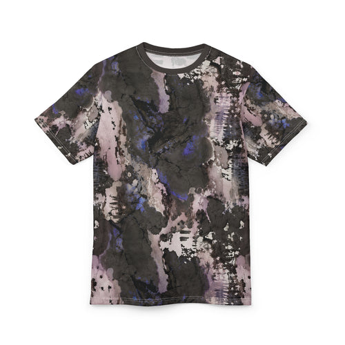 Abstract Marble Ink Pattern T-Shirt | All-Over Print