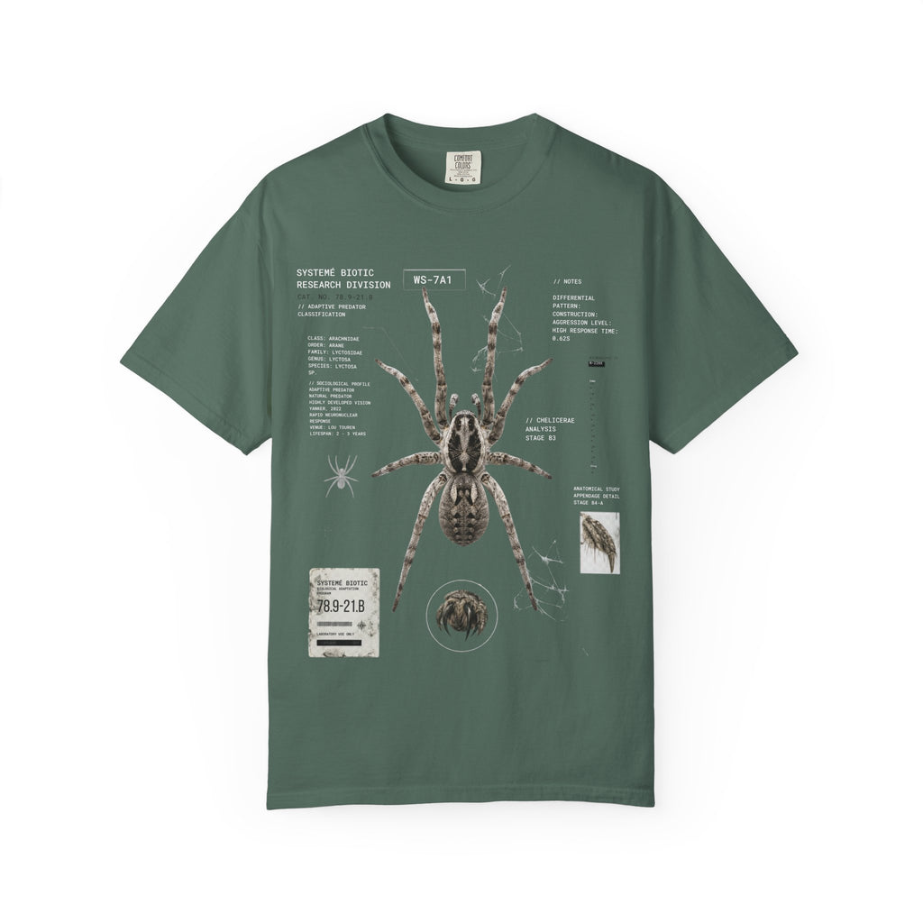 Spider Anatomy Graphic T-Shirt — Vintage Scientific Illustration Tee