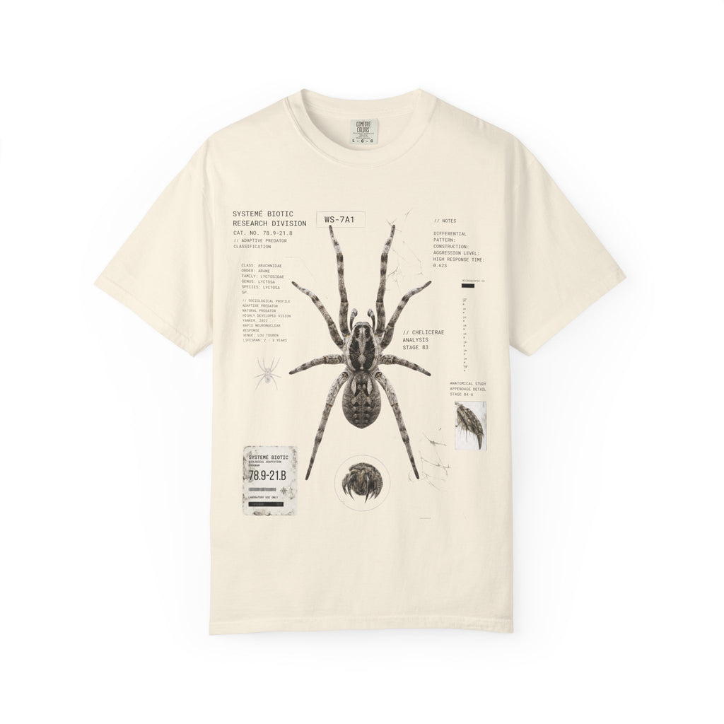 Spider Anatomy Graphic T-Shirt — Vintage Scientific Illustration Tee