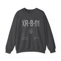 XR-B-01 Insect Specimen Diagram Sweatshirt | Entomology Illustration